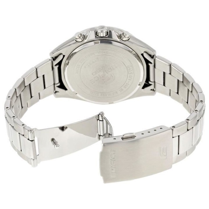 CASIO - Montre en acier inoxydable - EDIFICE - Gris