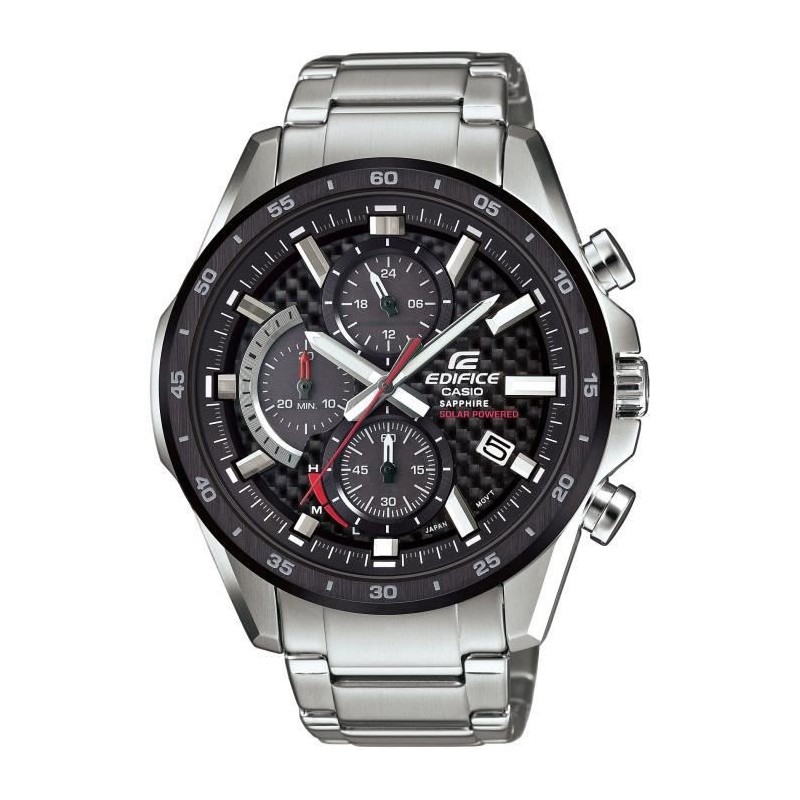 CASIO - Montre en acier inoxydable - EDIFICE - Gris