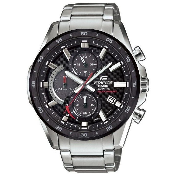 CASIO - Montre en acier inoxydable - EDIFICE - Gris