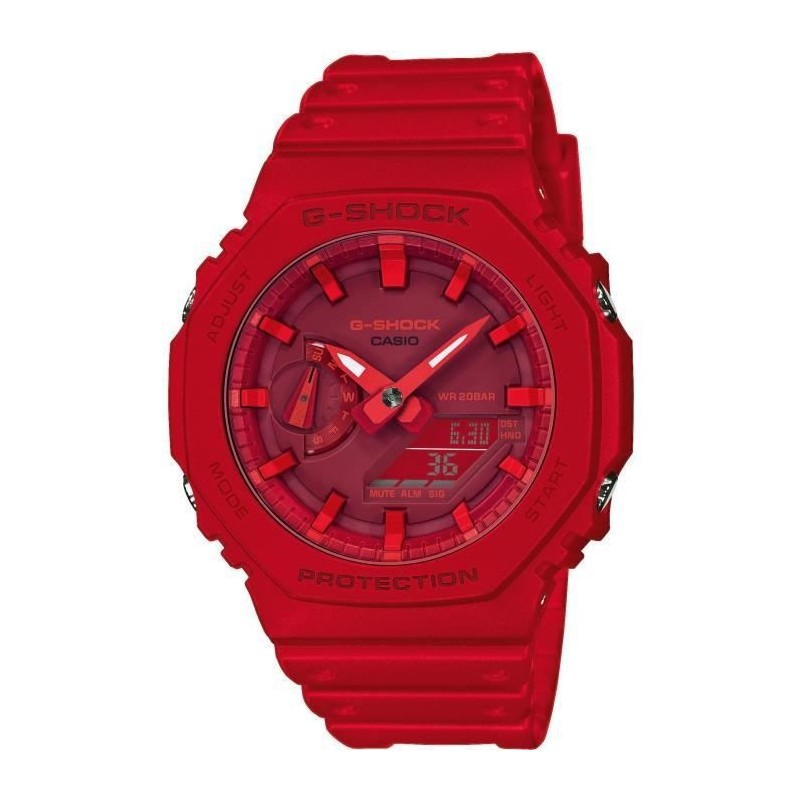 CASIO - G-SHOCK - Montre - Resitante aux chocs - Multifonctions - Rouge