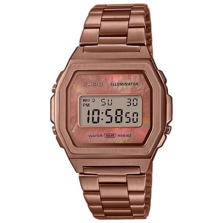 Montre en acier - CASIO - Rose gold