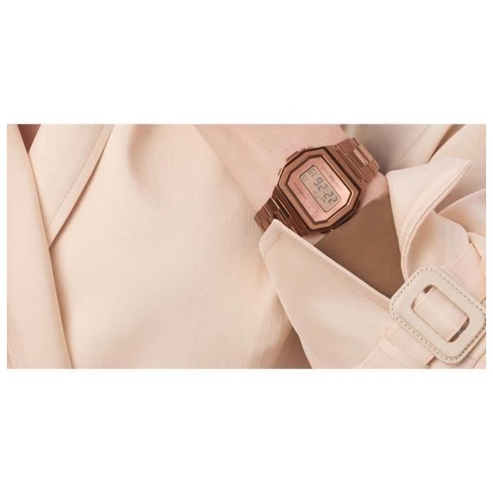 Montre en acier - CASIO - Rose gold