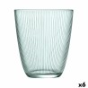 Verre Luminarc Concepto Stripy Vert verre (310 ml) (6 Unités)