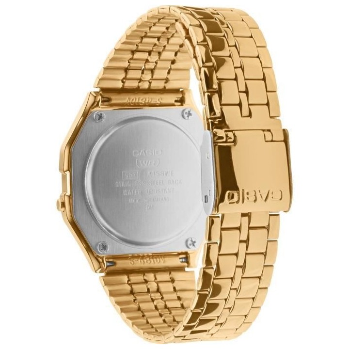 Montre vintage - CASIO - Multifonctions - Dorée