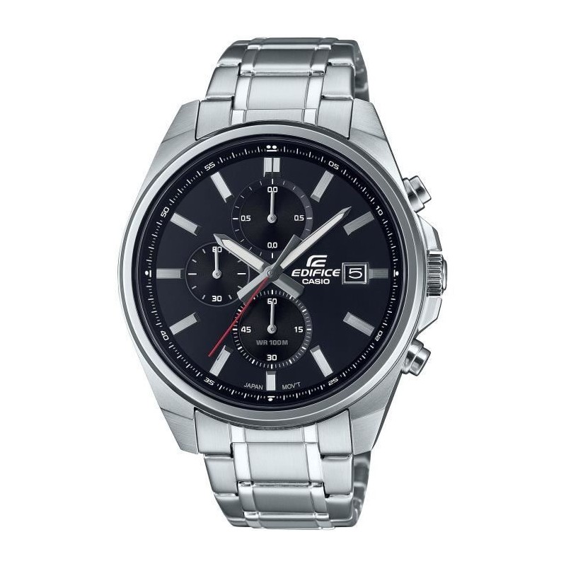 CASIO Edifice Montre EFV-610D-1AVUEF - Acier - Noir