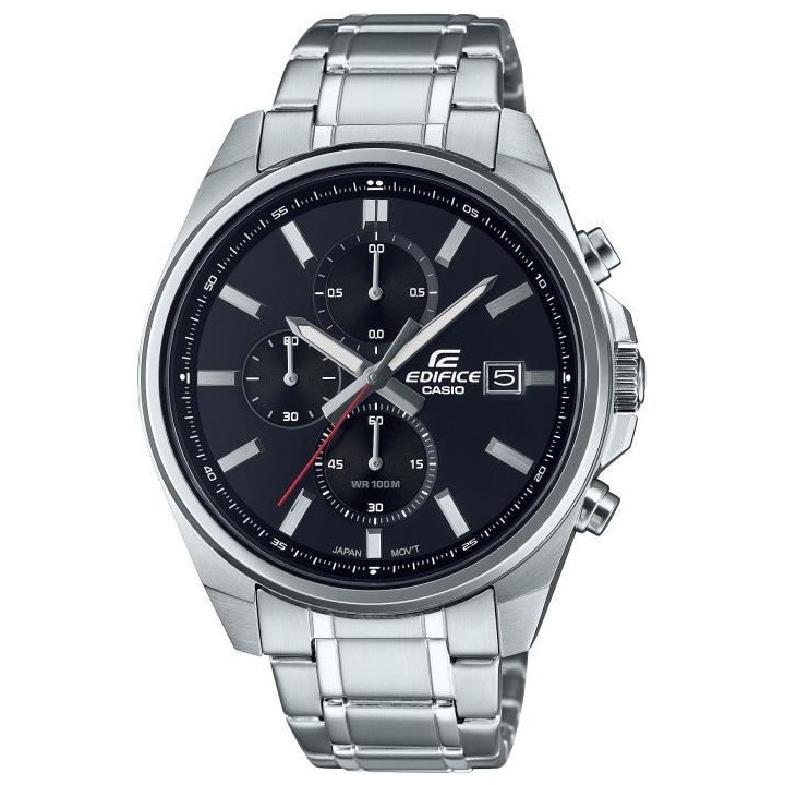 CASIO Edifice Montre EFV-610D-1AVUEF - Acier - Noir