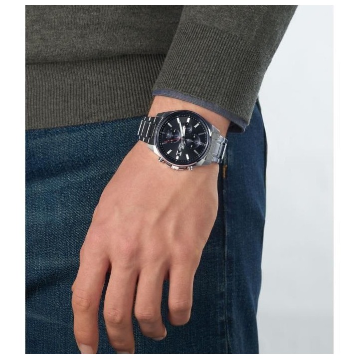 CASIO Edifice Montre EFV-610D-1AVUEF - Acier - Noir