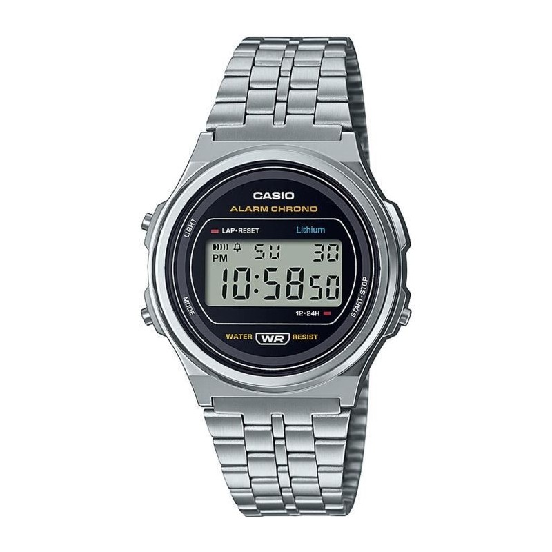 CASIO Montre vintage - Multifonctions - Acier