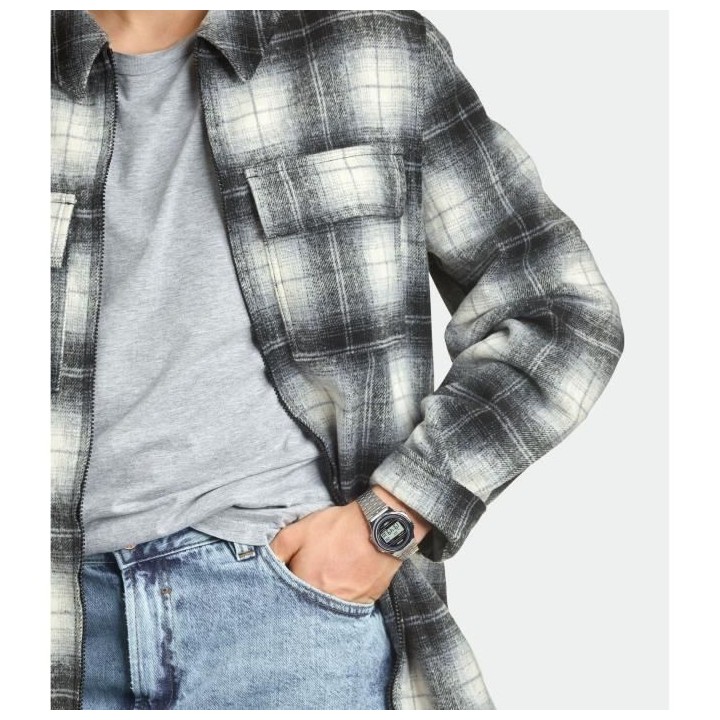 CASIO Montre vintage - Multifonctions - Acier