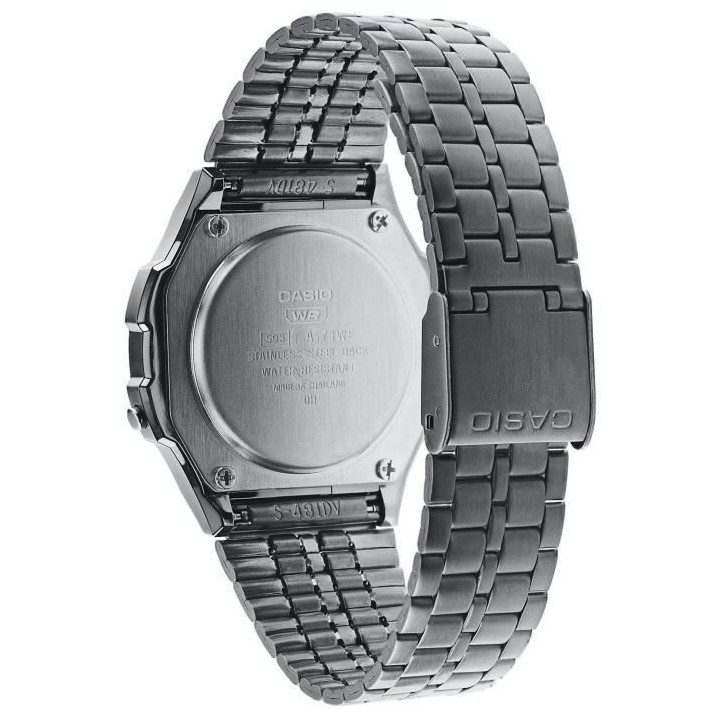 CASIO Montre vintage - Multifonctions - Grise