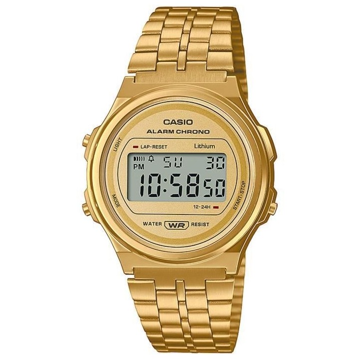 CASIO Montre vintage - Multifonctions - Dorée