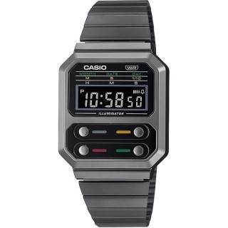 CASIO Montre vintage - Multifonctions - Grise
