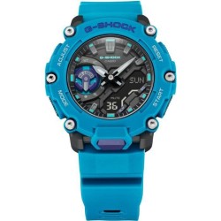 CASIO Montre G-SHOCK - Resitante aux chocs - Multifonctions - Bleu