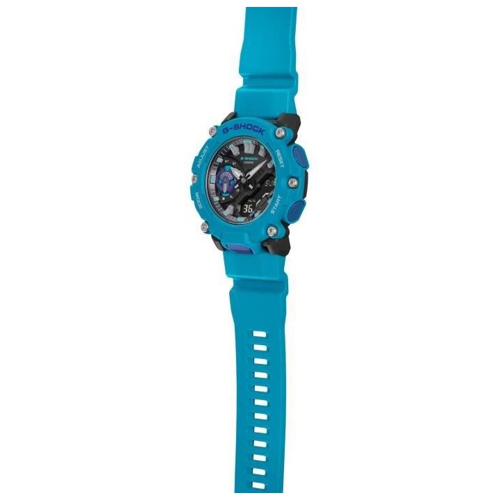 CASIO Montre G-SHOCK - Resitante aux chocs - Multifonctions - Bleu