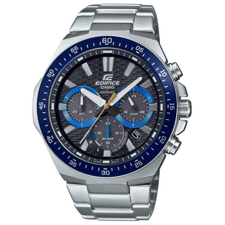 CASIO - Montre en acier inoxydable - EDIFICE - Gris