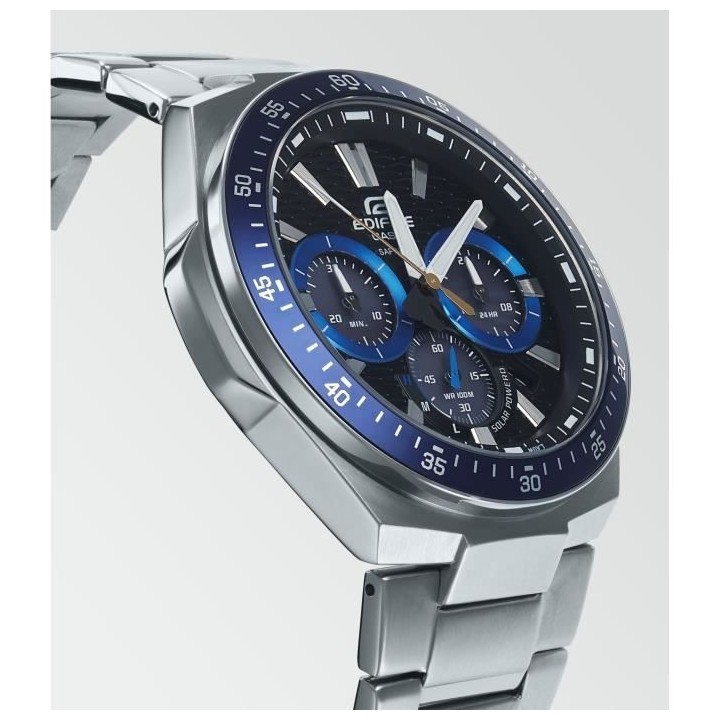 CASIO - Montre en acier inoxydable - EDIFICE - Gris