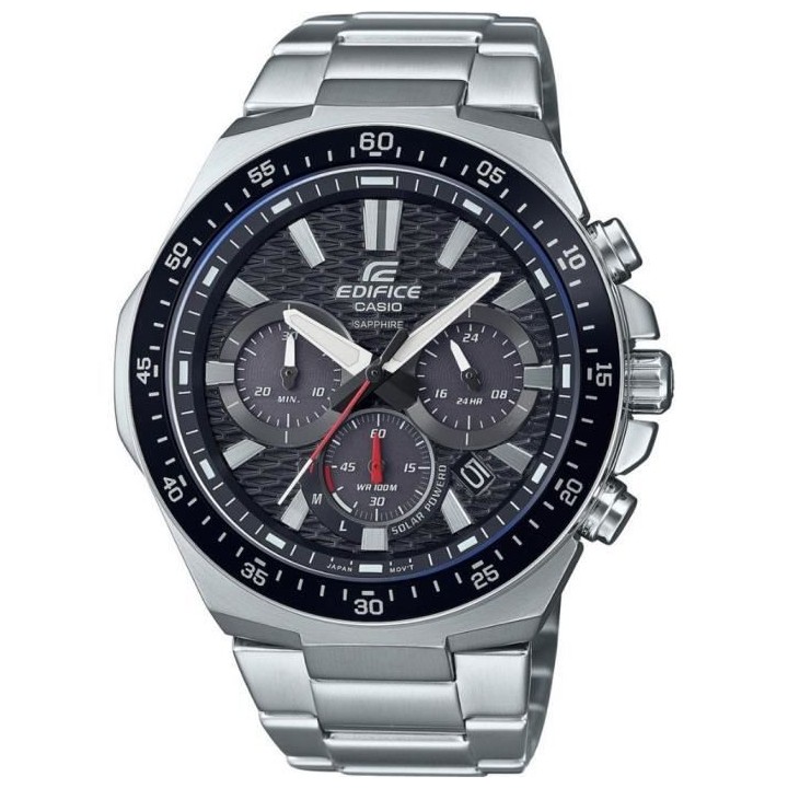 CASIO - Montre en acier inoxydable - EDIFICE - Gris
