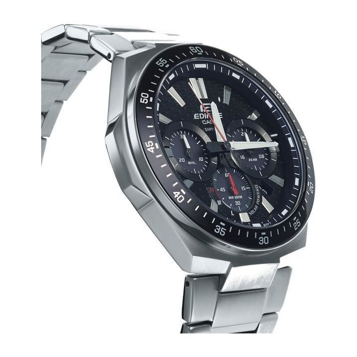 CASIO - Montre en acier inoxydable - EDIFICE - Gris