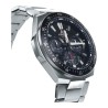 CASIO - Montre en acier inoxydable - EDIFICE - Gris