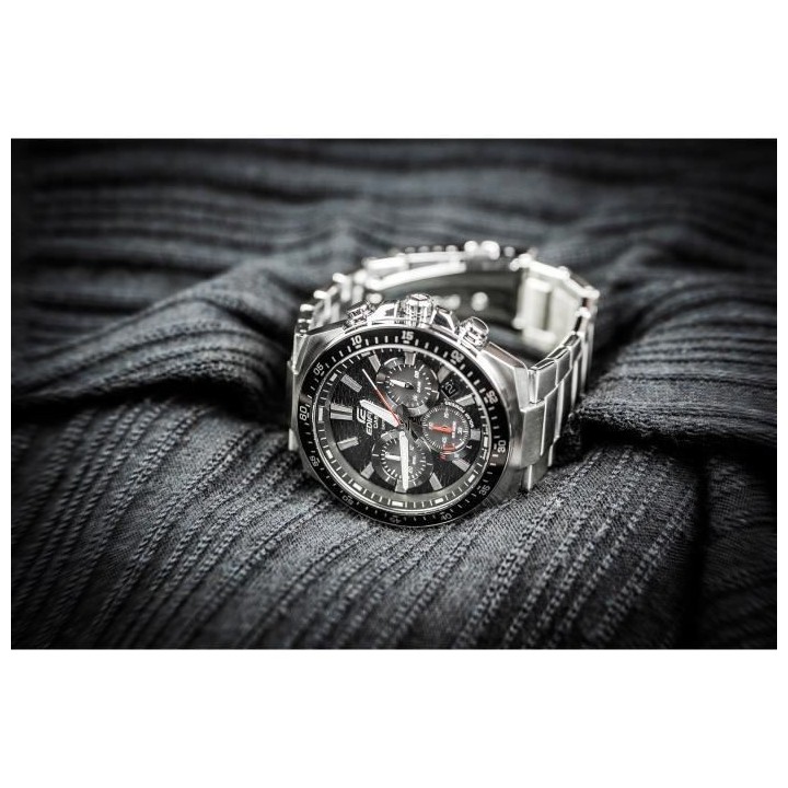 CASIO - Montre en acier inoxydable - EDIFICE - Gris