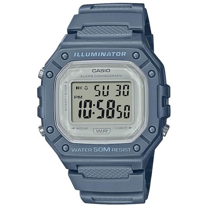 CASIO - Montre en résine - BASIC - Bleu
