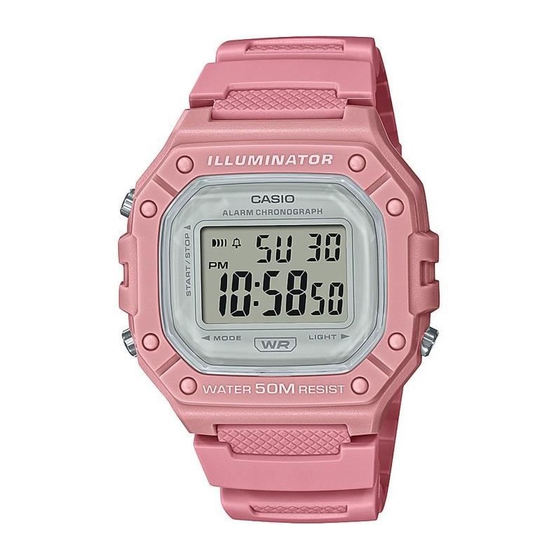 CASIO - Montre en résine - BASIC - Rose