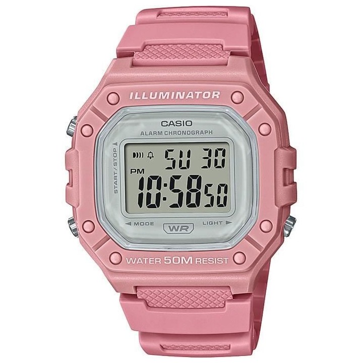 CASIO - Montre en résine - BASIC - Rose