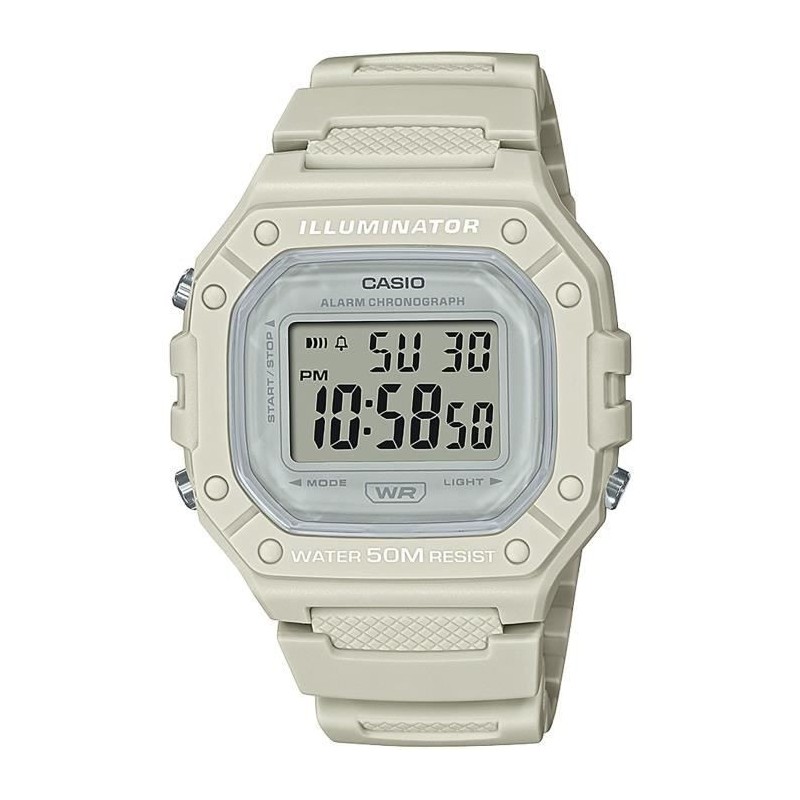 CASIO - Montre en résine - BASIC - Beige