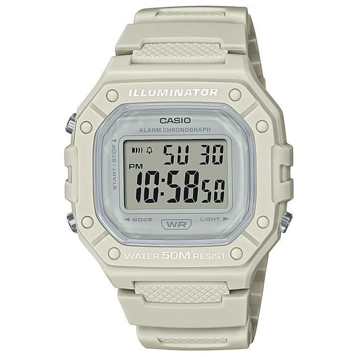 CASIO - Montre en résine - BASIC - Beige