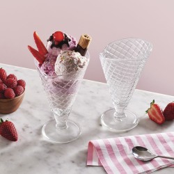 Coupe de glaces et de milkshakes Bormioli Rocco verre (210 ml) (6 Unités)