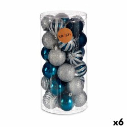 Lot de boules de Noël Bleu...