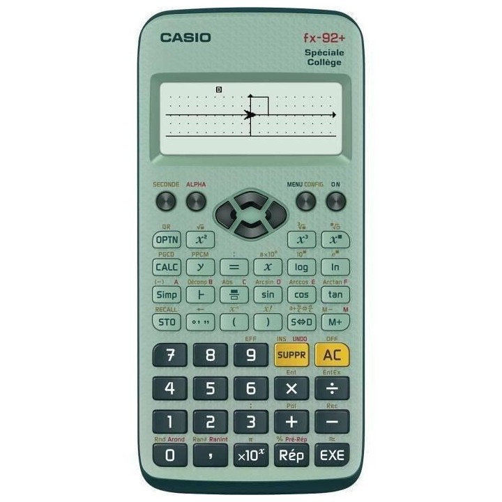 Calculatrice CASIO Fx 92+ College Scientifique Graphique et Formelle
