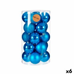 Lot de boules de Noël Bleu...