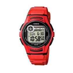 CASIO - Montre en résine - BASIC - Rouge