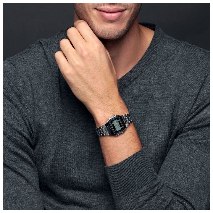 CASIO Montre Quartz A163WA1QES Mixte