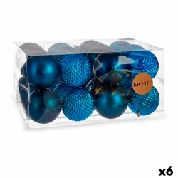 Lot de boules de Noël Bleu...