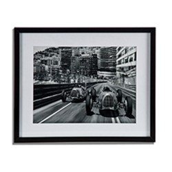 Cadre Verre Voiture Noir Contre-plaqué (3 x 43 x 53 cm) (6 Unités)