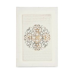 Toile Mandala Avec relief (35 x 50 x 3 cm) (4 Unités)