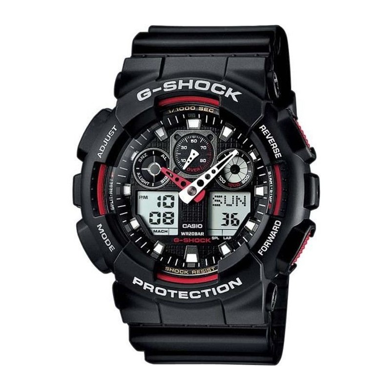 CASIO G-Shock Montre GA-100-1A4ER Quartz