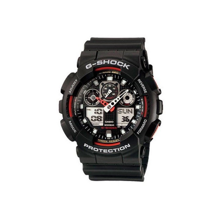 CASIO G-Shock Montre GA-100-1A4ER Quartz