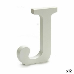 Lettre J Bois Blanc (1,8 x...