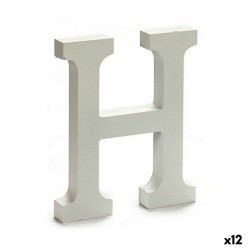 Lettre H Bois Blanc (1,8 x...