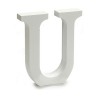 Lettre U Bois Blanc (2 x 16 x 14,5 cm) (24 Unités)