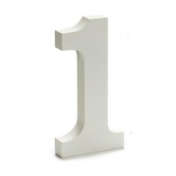 Numéro 1 Bois Blanc (1,8 x 21 x 17 cm) (12 Unités)