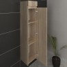 LUNA / LIMA Colonne de salle de bain L 25 cm - Décor chene sonoma