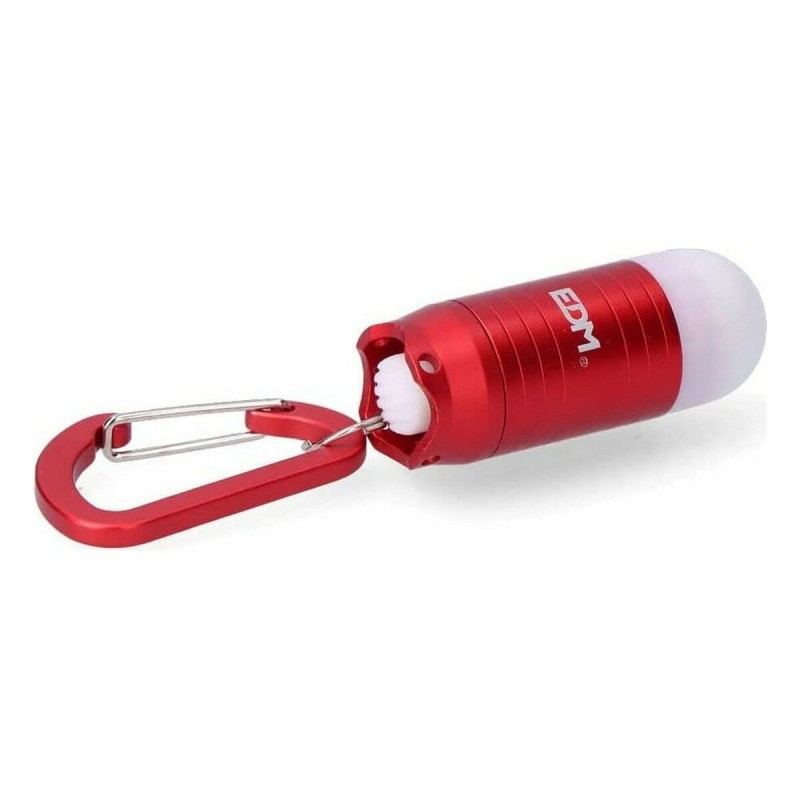 Porte-clés lanterne LED EDM Mousqueton 0,5 W 25 lm