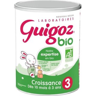 Guigoz Bio Lait Croissance 3eme Age 800g