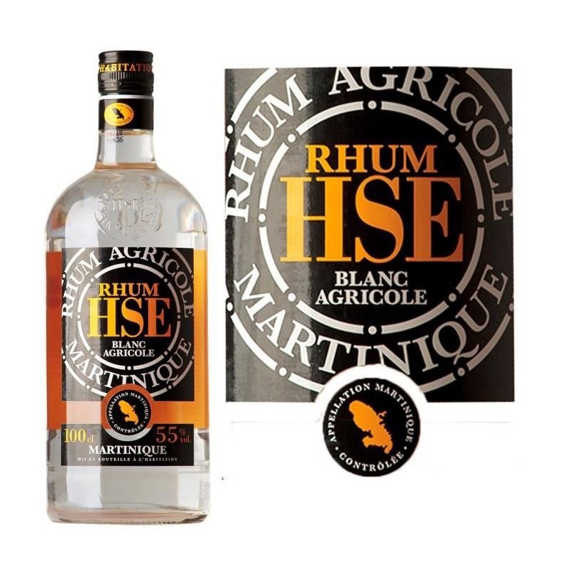 Rhum HSE 55° 100cl Habitation Saint Etienne