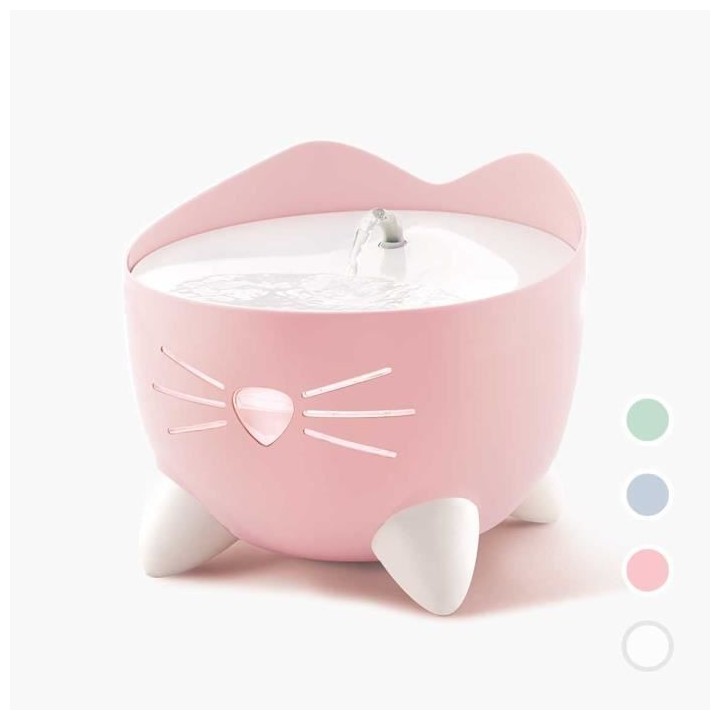CAT IT Fontaine a eau automatique pour chat - 2,5 L - Rose