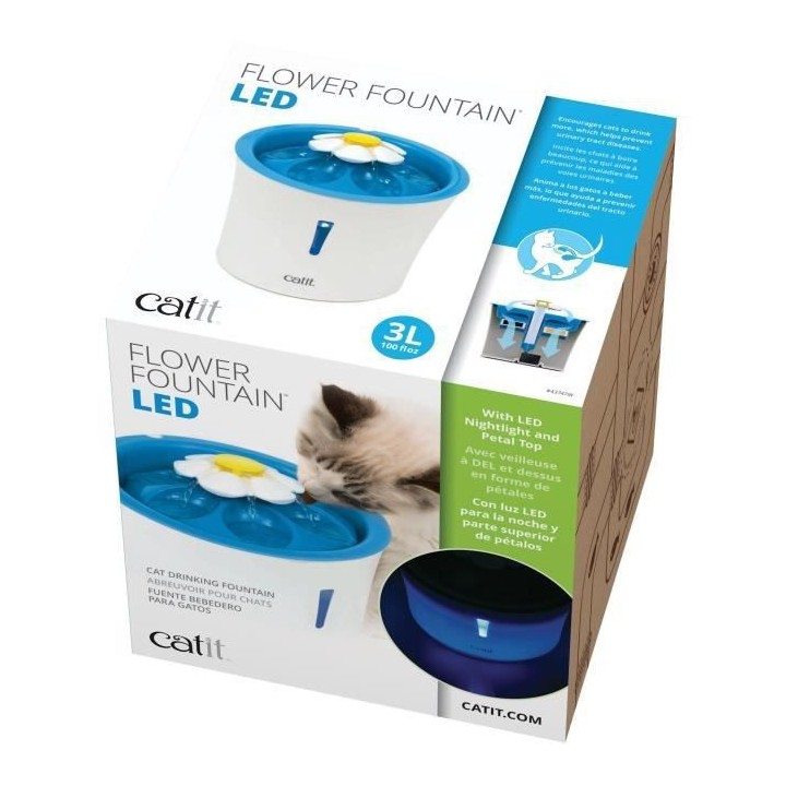 CAT IT Fontaine eau Fleur 2.0 - Bleu